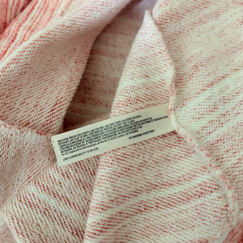 Anthropologie SATURDAY SUNDAY Poppy Chemise Pink Spacedye Knit Dress Medium - Picture 12 of 13